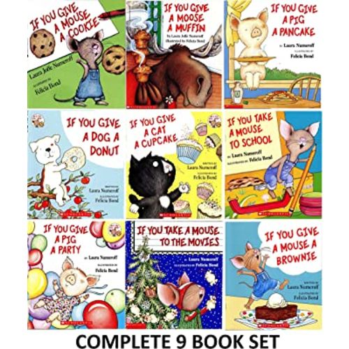 If You Give a Mouse a Cookie Series: 9 Book Set