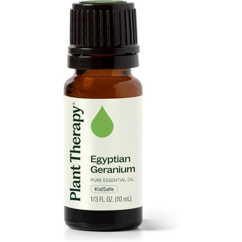 Plant Therapy Egyptian Geranium Essential Oil 10 mL (1/3 oz),100% Pure, Undiluted, Natural Aromatherapy, Stress Relief, Emotional Balance