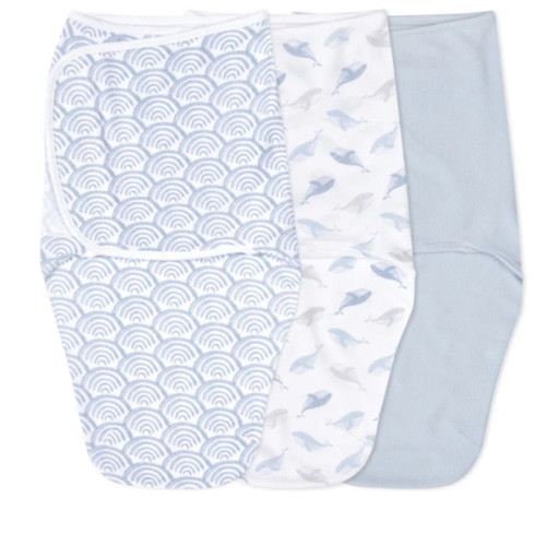 At Sea Easy Swaddle With No Zipper 0-3M | aden + anais