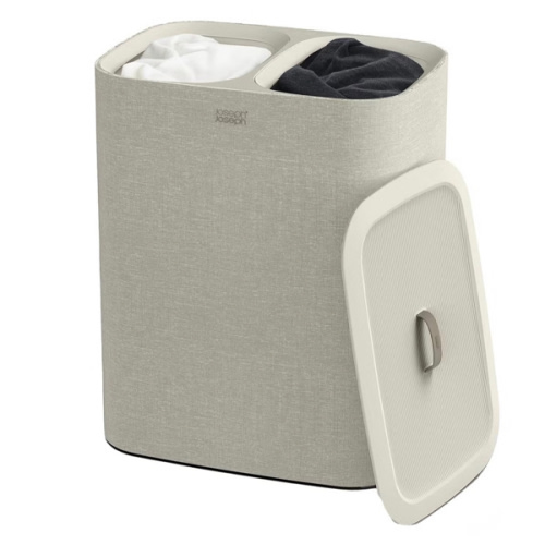 Joseph Joseph Tota Dual Compartment Laundry Basket | The Container Store