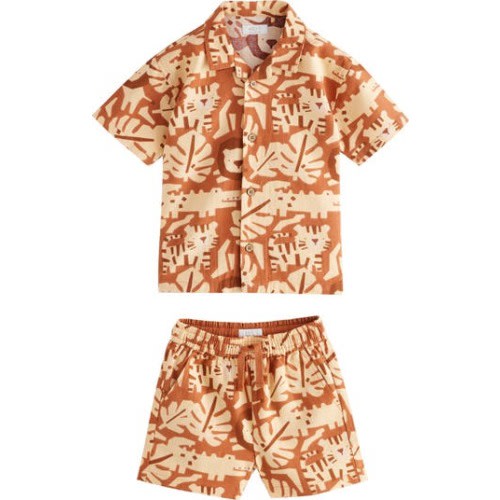 SAFARI SS SHIRT / SHORT SET, 2-3Y