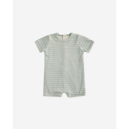 Shorty One-Piece Seafoam Stripe