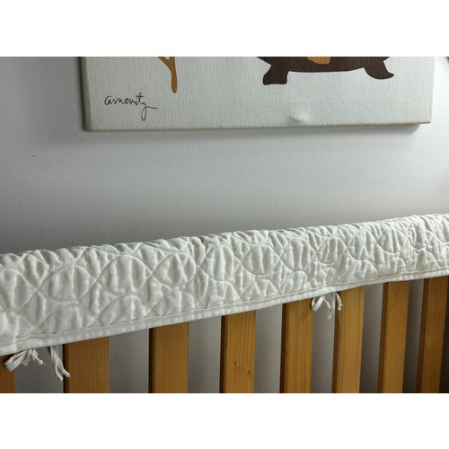 Organic Cotton Crib Teething Rail Cover
