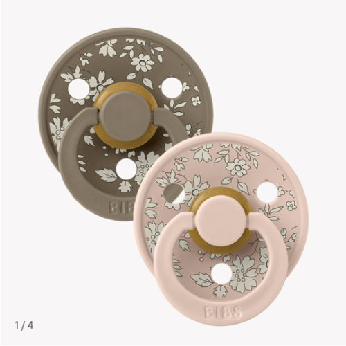 BIBS x LIBERTY Colour 2 Pack Capel - Blush Mix | Modern Heritage – Bibsworld store US