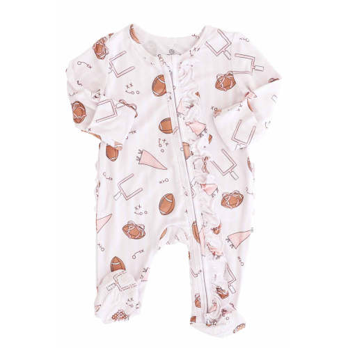 Girl Ruffle Zipper Footies | What's New