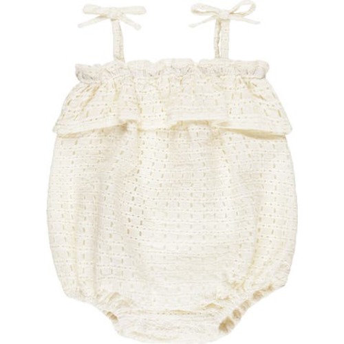 Ruffle Cotton Bodysuit, 3-6M