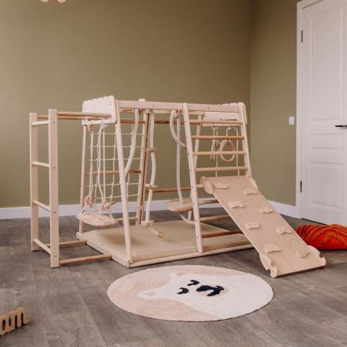 Indoor Jungle Gym for Kids - WoodandHearts