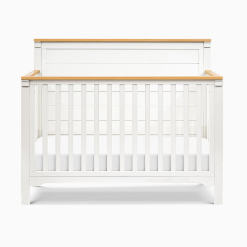 daVinci Shea 4-in-1 Convertible Crib - Warm White/Honey