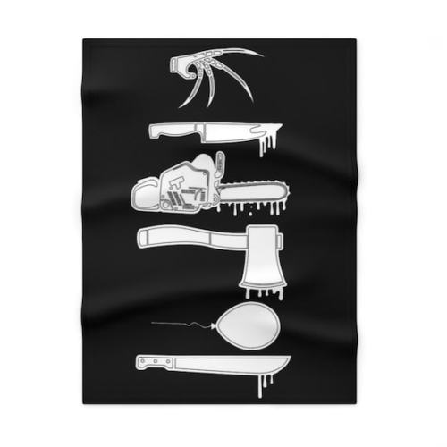 Super Soft Horror Weapons Baby Blanket - Etsy