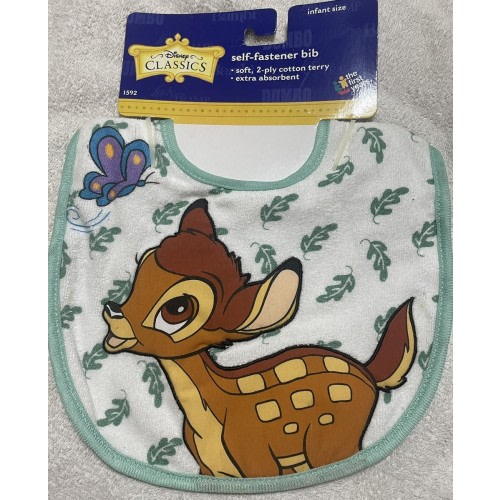 Vintage Disney Classic “Bambi”Baby Bib 1999