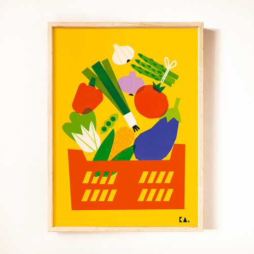 Red Crate - Prints by Ka