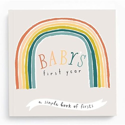 Lucy Darling Baby Memory Book – First Year & 5-Year Journal with Photo Album – Gender-Neutral Keepsake for Milestones & Mom Gift