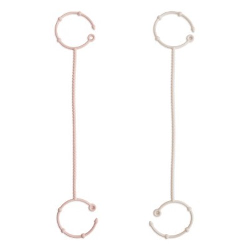 Adjustable Silicone Strap 2-Pack Blush/Shifting Sand One Size