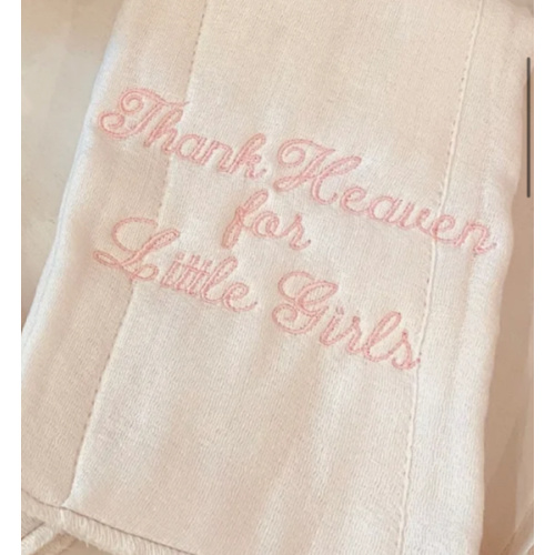 Thank Heaven for Little Girls Burp Pad – Frill Seekers Gifts