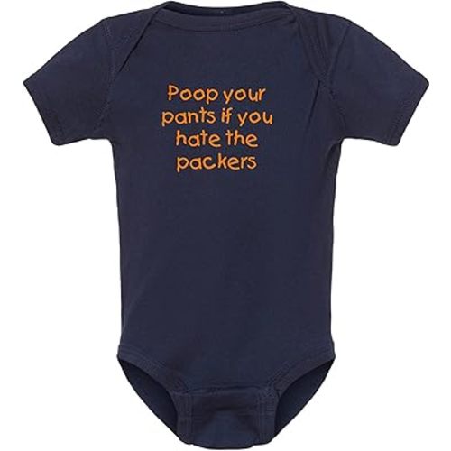 Campus Originals Bears Fan Poop Your Pants if You Hate the Packers Baby Bodysuit