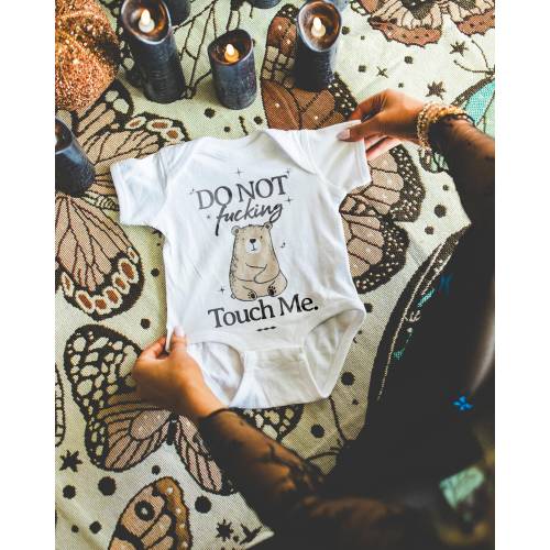 Infant Baby Bodysuit One Piece, Funny Baby Mom, Dont Touch Me, Baby Clothes ,Funny Baby, Baby Shower Gift , Humor Cute Bodysuit