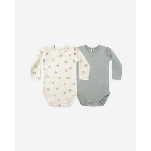 Jersey Bodysuit, 2 Pack || Bears, Steel Blue – Quincy Mae