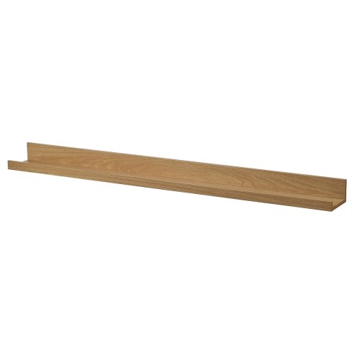 MOSSLANDA Picture ledge - oak effect 115 cm (45 1/4 ")