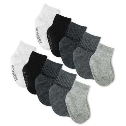 Honest Baby 10-Pack Cozy Socks Sustainably Made Bundle