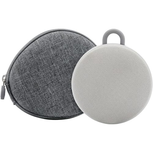 Yogasleep Hushh 2 & Crush Resistant Travel Case, (2 Piece Set) Portable Sound Machine with Backlit Buttons & Night Light, Travel Case with Double Zipper Provides Protection from Scratches & Water