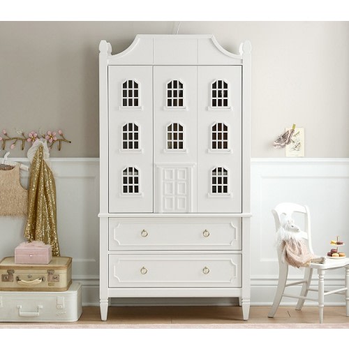 Ava Regency Dollhouse Armoire (35w x 20d")