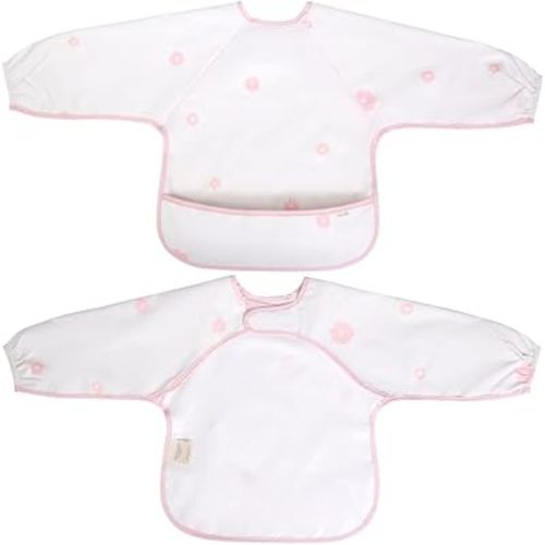 Ali+Oli Smock Bibs for Babies, BPA-Free Oeko-Tex Certified, Waterproof Baby Smock, Machine Washable, Toddlers Ages 6m+