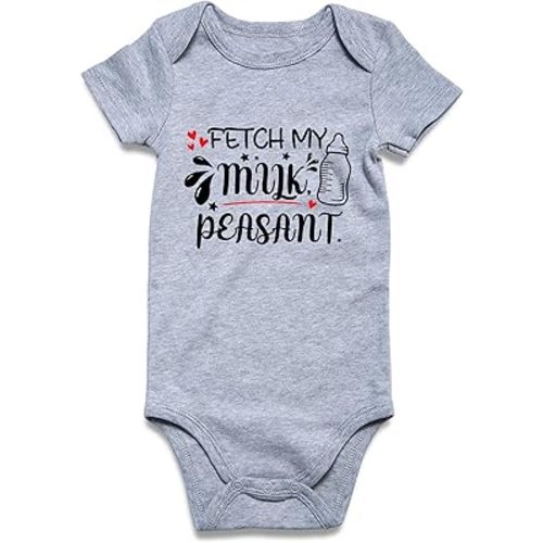Loveternal Neutral Baby Girls Boys Cotton Romper Cute Saying Newborn Clothes 0-12 Months