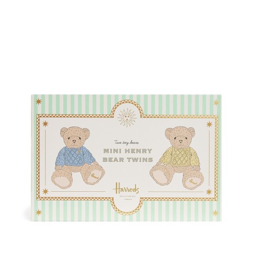 Harrods Mini Henry Bear Twins