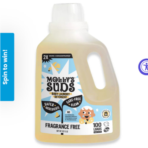 Baby Liquid Laundry Detergent – Molly’s Suds