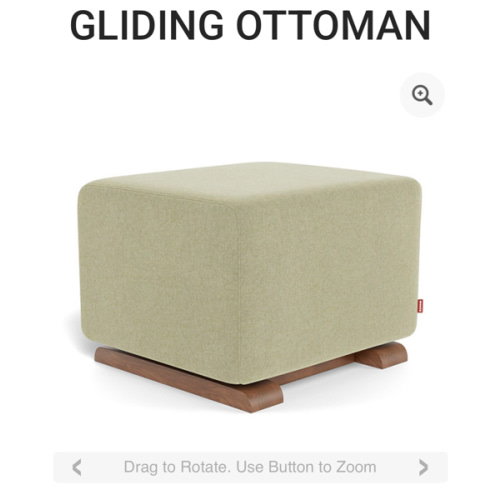 Gliding Ottoman