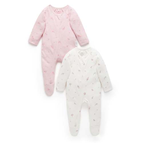 Blossom 2 Pack Zip Growsuit