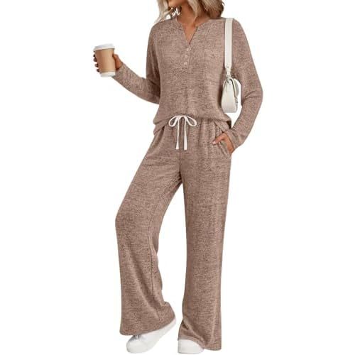 LILLUSORY Womens 2 Piece Lounge Sets Fall Outfits Airport Travel Sweatsuits