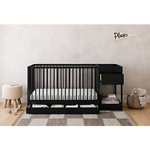 Graco Teddi 5-in-1 Convertible Crib and Changer with Storage Drawer