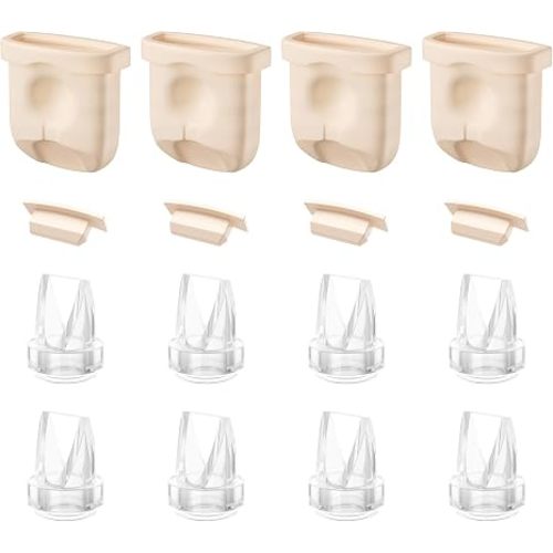 16pcs Replacement Duckbill Valve Diaparagm Spout Cap for eufy Breast Pump