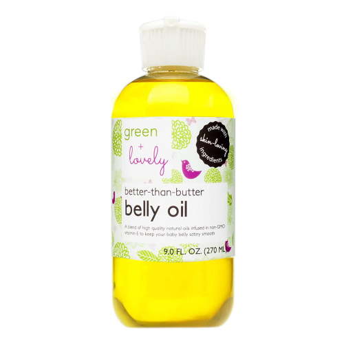 Better than Butter Belly Oil(Unscented) | Pregnancy Stretch Mark Prevention | 9 fl oz. Lasts for up to 6 Months | Natural Oil and Vitamin E Enriched for Amazing Skin Pre/Post Pregnancy
