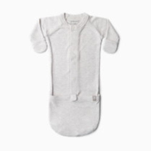 Goumi Kids 24hr Convertible Sleeper Baby Gown - Storm Gray, 0-3 M