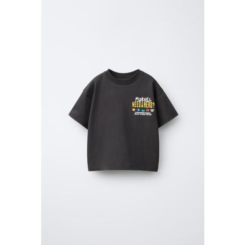 THE AVENGERS © MARVEL PRINTED T-SHIRT - Black | ZARA United States