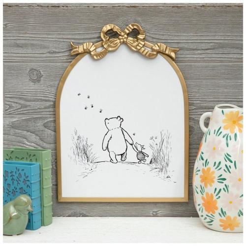Winnie The Pooh & Piglet Arch Wood Wall Decor
