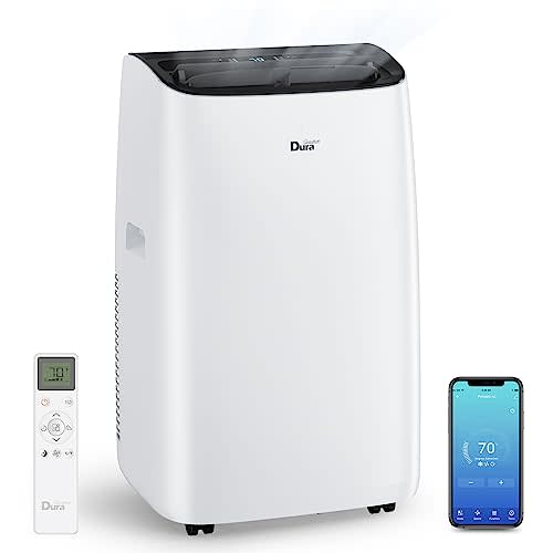 12000 BTU Portable Air Conditioner for Rooms Up to 550 Sq.Ft, Self-Evaporating Portable AC Unit, 3-in-1 Cooling, Fan & Dehumidifier, Remote Control