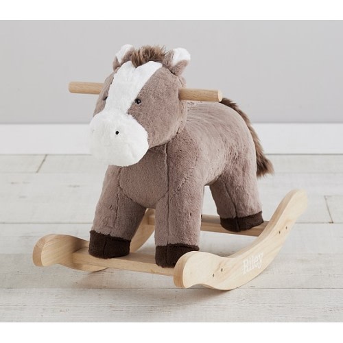 Horse Plush Nursery Rocker