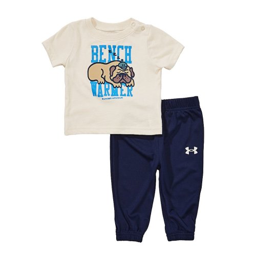 Under Armour Baby Boys Bench Warmer Short Sleeve T-Shirt & Jogger Pants