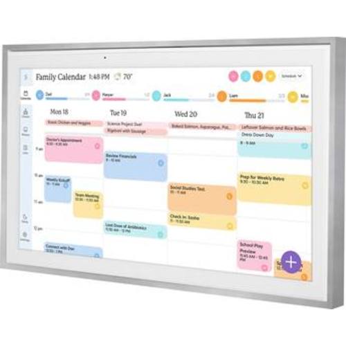 Skylight - Calendar: 15 Inch Touchscreen Smart Calendar and Chore Chart - Silver