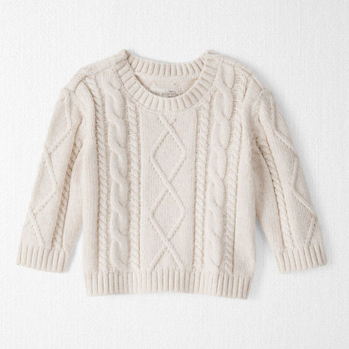 Baby Organic Cotton Cable Knit Sweater | Carter’s Oshkosh Canada