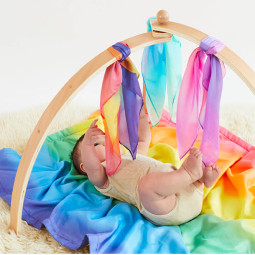 Wooden Baby Gym – Sarah's Silks