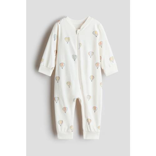 PATTERNED PAJAMA JUMPSUIT