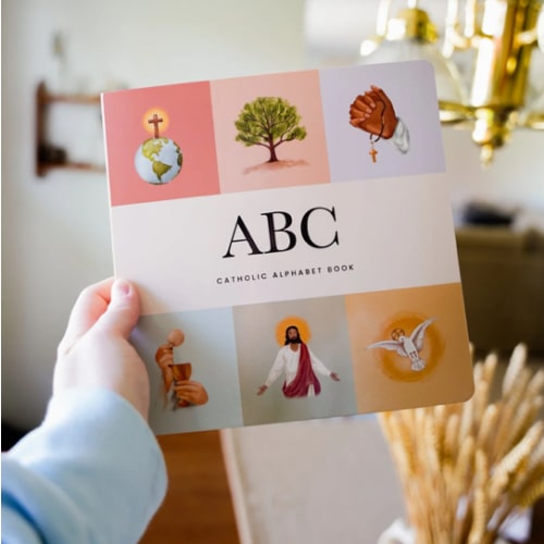 Get Catholic ABC Board Book for Kids – Blessed Is She - Default Title - Blessed Is She