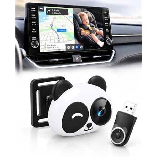 Baby Car Camera Carplay Monitor for Backseat Babycam