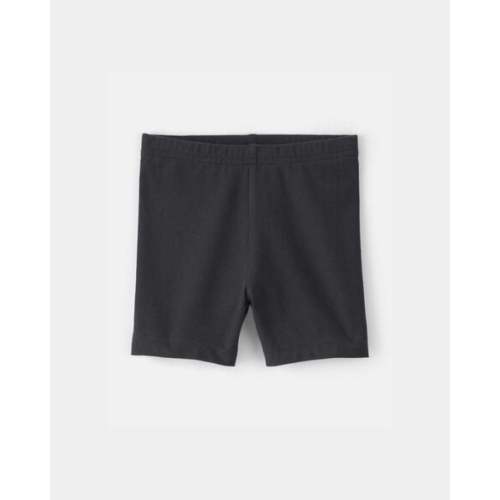 Baby Girl Solid Bike Shorts - Black | Carter's