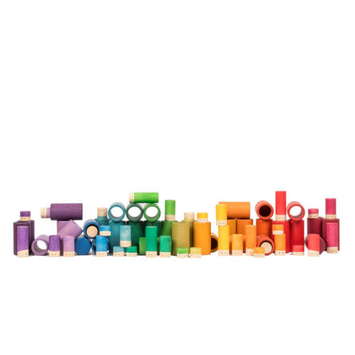 Grapat Lola – Stacking, Sorting Tube and Peg People Set