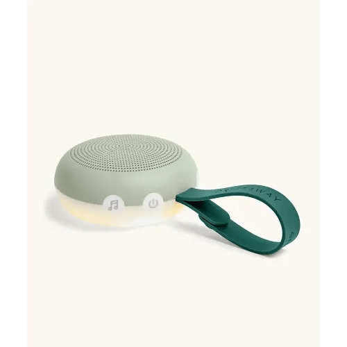 ergoPouch Drift Away Portable White Noise Machine, Sage – 7 Soothing Sounds, Adjustable LED Light, USB Rechargeable, Up to 48 Hours Battery Life – Promotes Deep, Restorative Sleep for Babies and Adults.